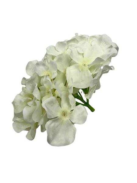 Hortensja główka 20 cm biała / jasno kremowa