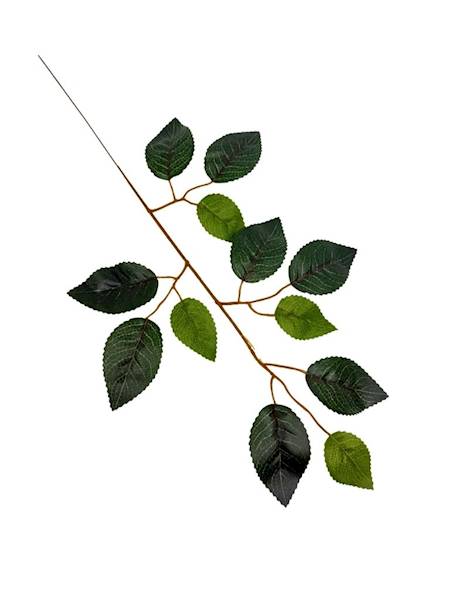 Liść róży gałązka 46 cm