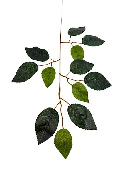 Liść róży gałązka 46 cm