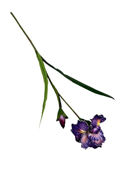 Irys piankowy gałązka 85 cm fioletowy