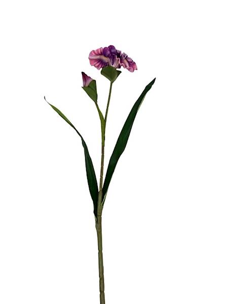 Irys piankowy gałązka 85 cm fiolet z różem