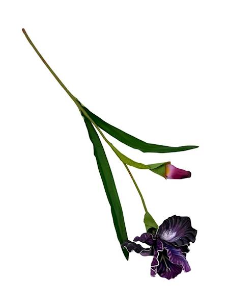 Irys piankowy gałązka 85 cm ciemny fiolet