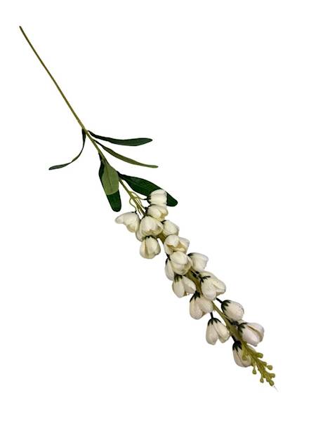 Dzwonki gałązka 94 cm jasny kremowy