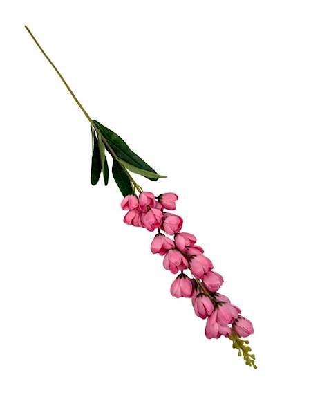 Dzwonki gałązka 94 cm różowe