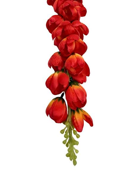 Dzwonki gałązka 94 cm pomarańczowe