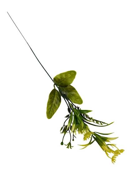 Dodatek gałązka 49 cm żółty