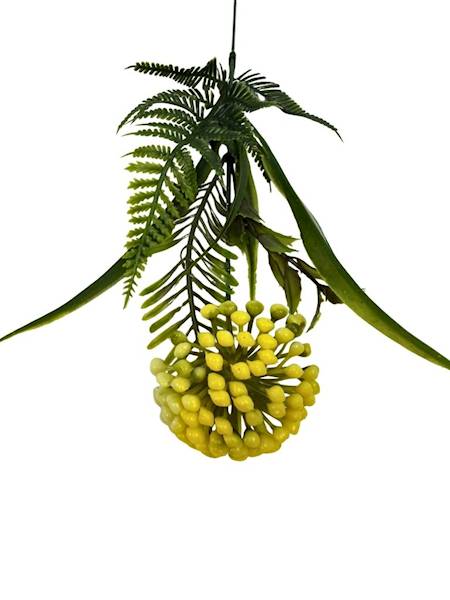 Dodatek gałązka 43 cm żółty