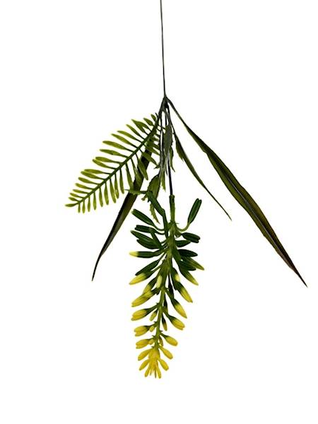 Dodatek gałązka 53 cm żółty