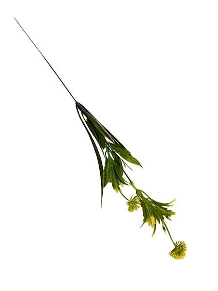 Dodatek gałązka 52 cm żółty