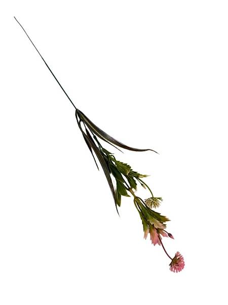 Dodatek gałązka 52 cm różowy