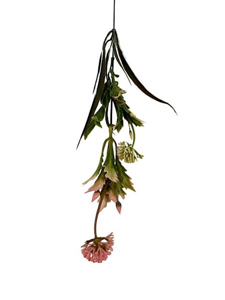 Dodatek gałązka 52 cm różowy