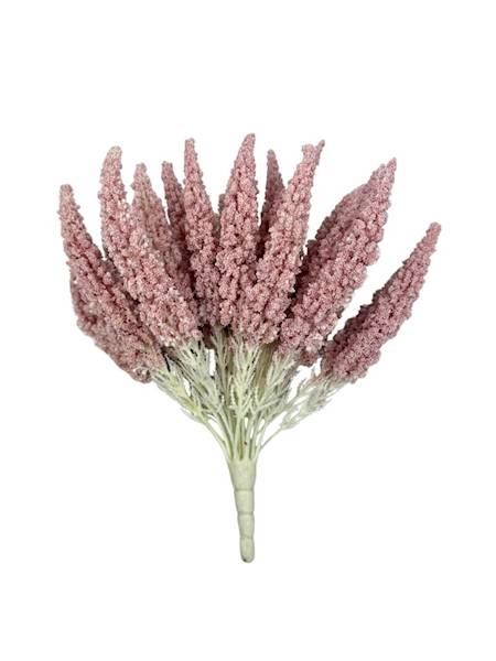 Wrzos  bukiet 28 cm jasny róż