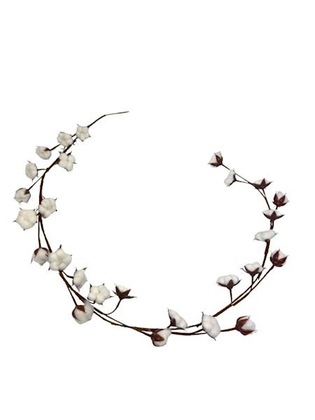 Girlanda z kwiatów bawełny 160 cm