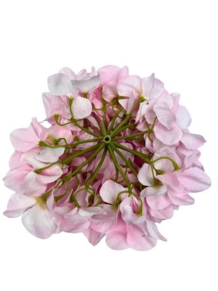 Hortensja XL główka 23 cm jasny róż