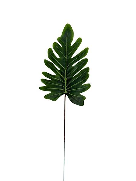 Liść filodendron 47 cm zielony