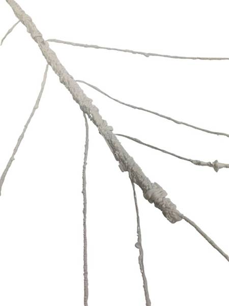 Korzeń 64 cm biały