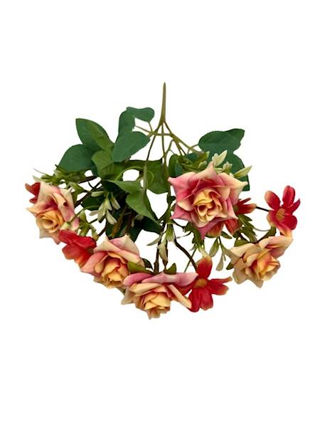 Bukiet bukiecik różyczki 30 cm brzoskwiniowy