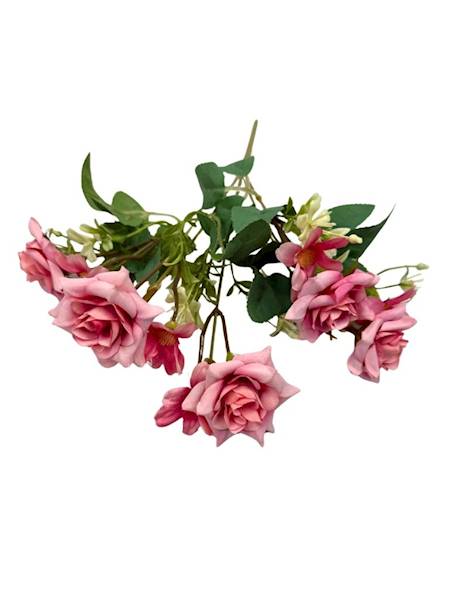 Bukiet bukiecik różyczki 30 cm brudny róż