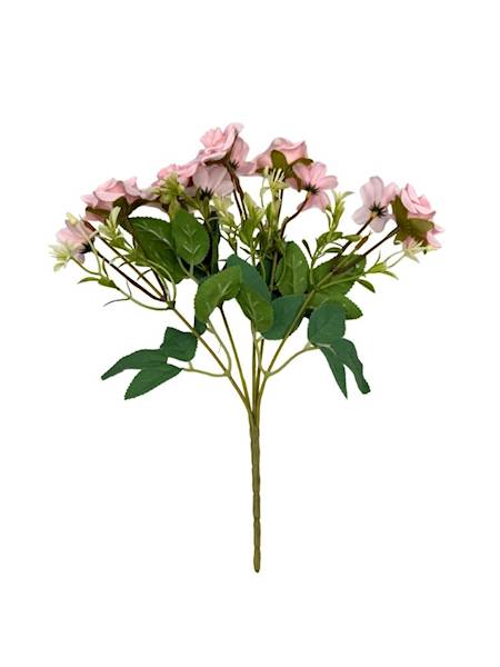 Bukiet bukiecik różyczki 30 cm jasny róż