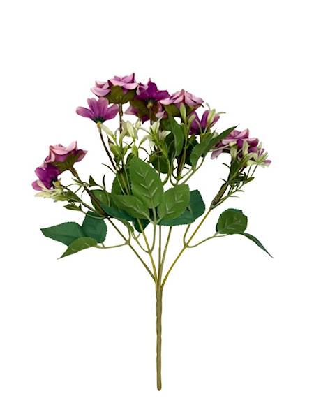 Bukiet bukiecik różyczki 30 cm brudny fiolet