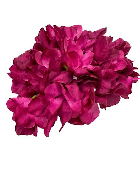 Hortensja XL główka 23 cm fuksja