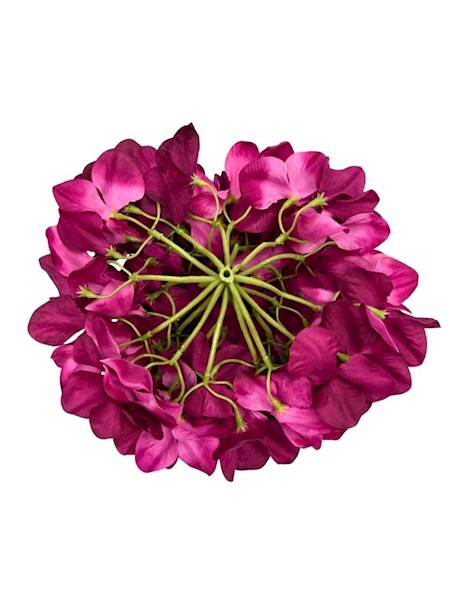 Hortensja XL główka 23 cm fuksja