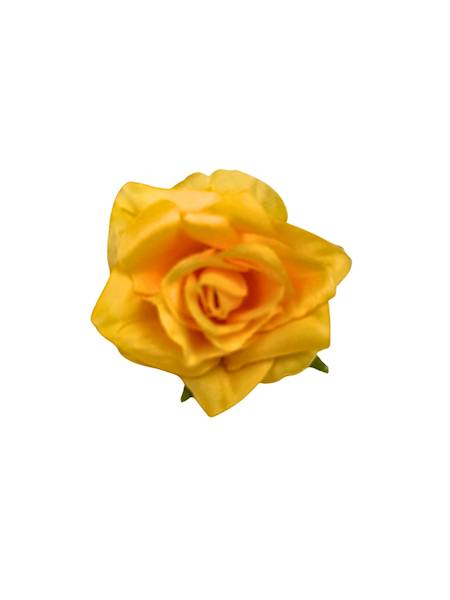 Róża główka 6 cm jasno pomarańczowa