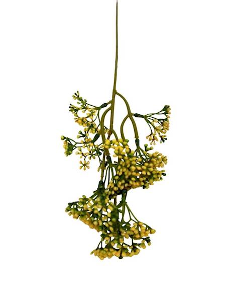 Dodatek gałązka 38 cm żółty