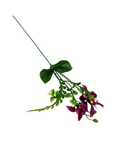 Dodatek storczyk gałązka 40 cm bordo