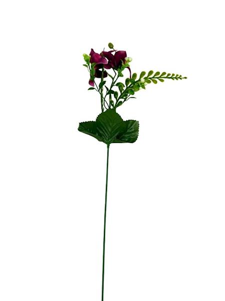 Dodatek storczyk gałązka 40 cm bordo