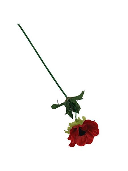 Anemon gałązka 34 cm czerwony