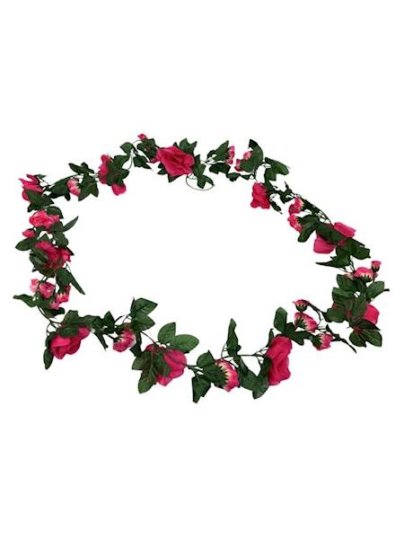 Girlanda z róż 210 cm różowa