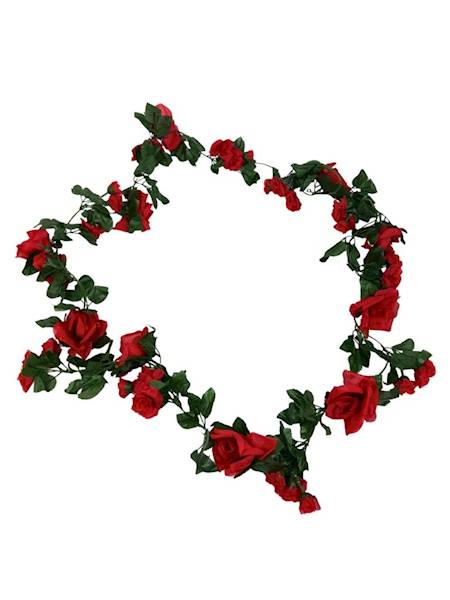 Girlanda z róż 210 cm czerwona