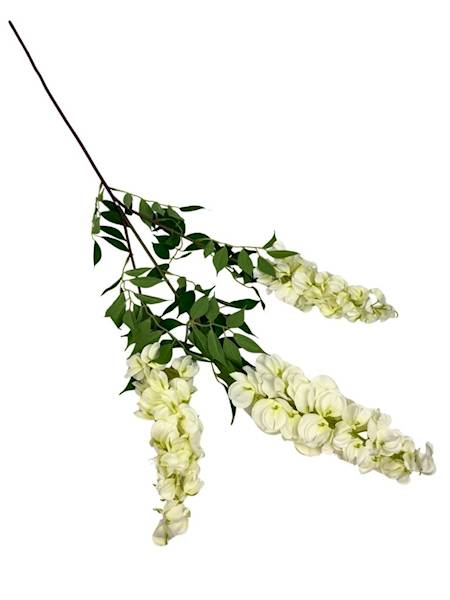 Wisteria zwis gałązka 98 cm biała