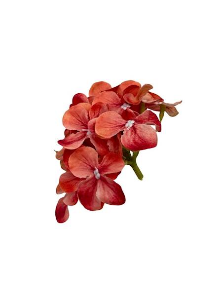 Hortensja główka 10 cm pomarańczowa 2 SZTUKI