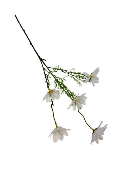Margaretka gałązka 50 cm biała 2 SZTUKI