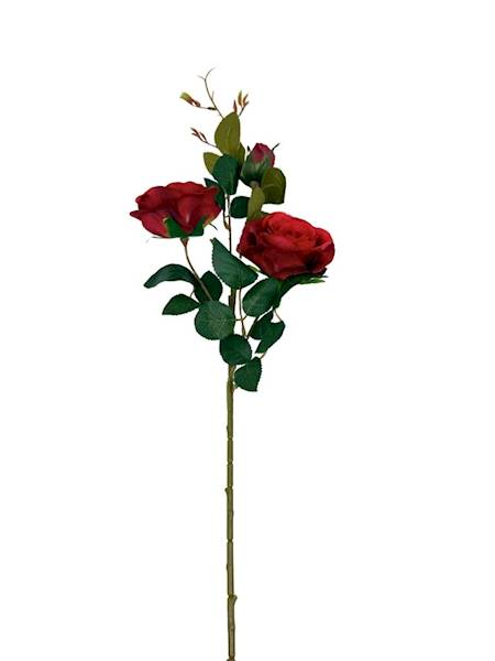 Róża gałązka 84 cm czerwona