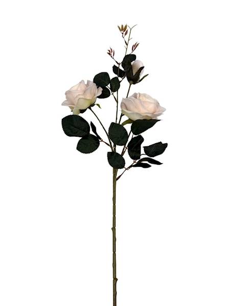 Róża gałązka 84 cm krem / jasna brzoskwinia