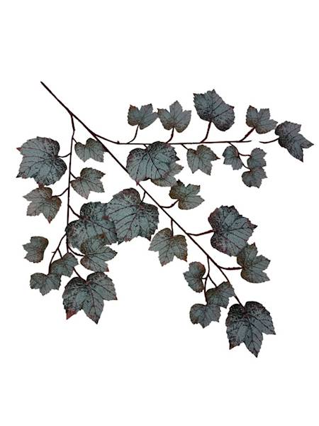 Liść winogrona XL 66 cm szaro bordowy