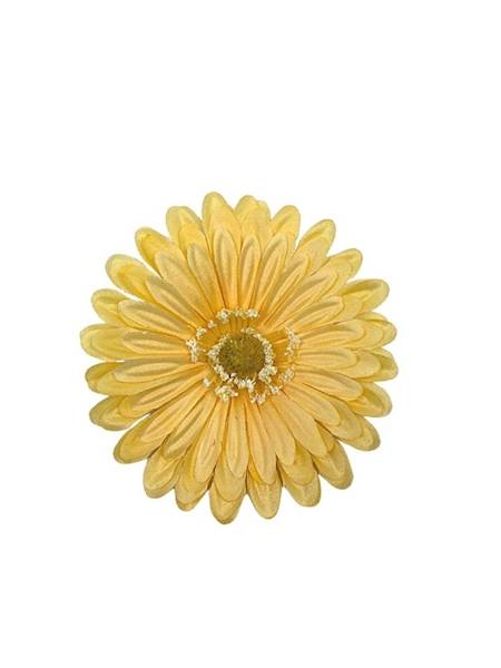 Gerbera główka 10 cm żółta