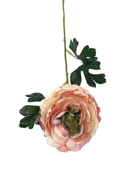 Pełnik gałązka 54 cm jasny róż z oliwkowym