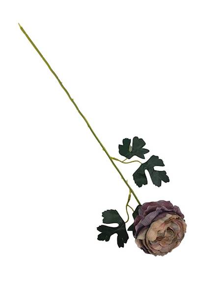Pełnik gałązka 54 cm brudny fiolet i beż