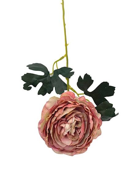 Pełnik gałązka 54 cm rózowo kremowy