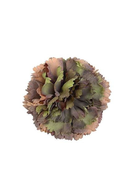 Goździk główka 12 cm brudny fiolet zielony róż