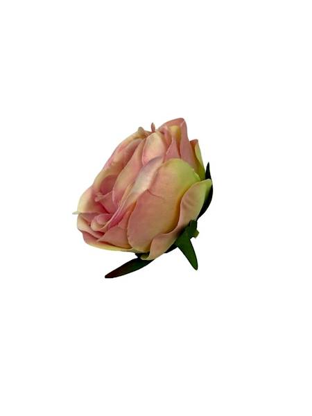 Róża główka 7 cm różowa 2 SZTUKI