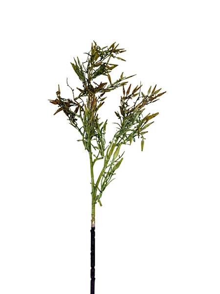 Gałązka jesienna 80 cm zielona z brązem