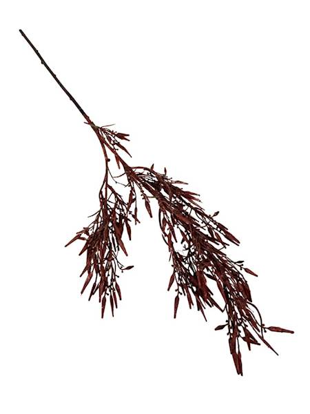 Gałązka jesienna 80 cm brąz / bordo