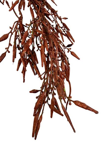 Gałązka jesienna 80 cm brąz / bordo