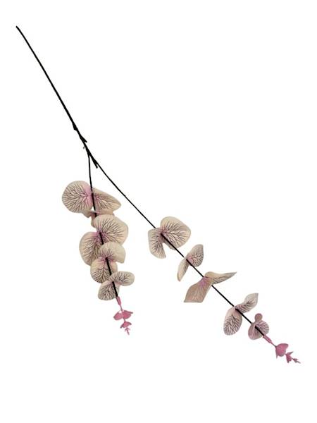 Eukaliptus gałązka 64 cm jasny róż