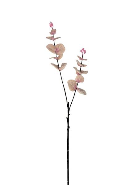 Eukaliptus gałązka 64 cm jasny róż